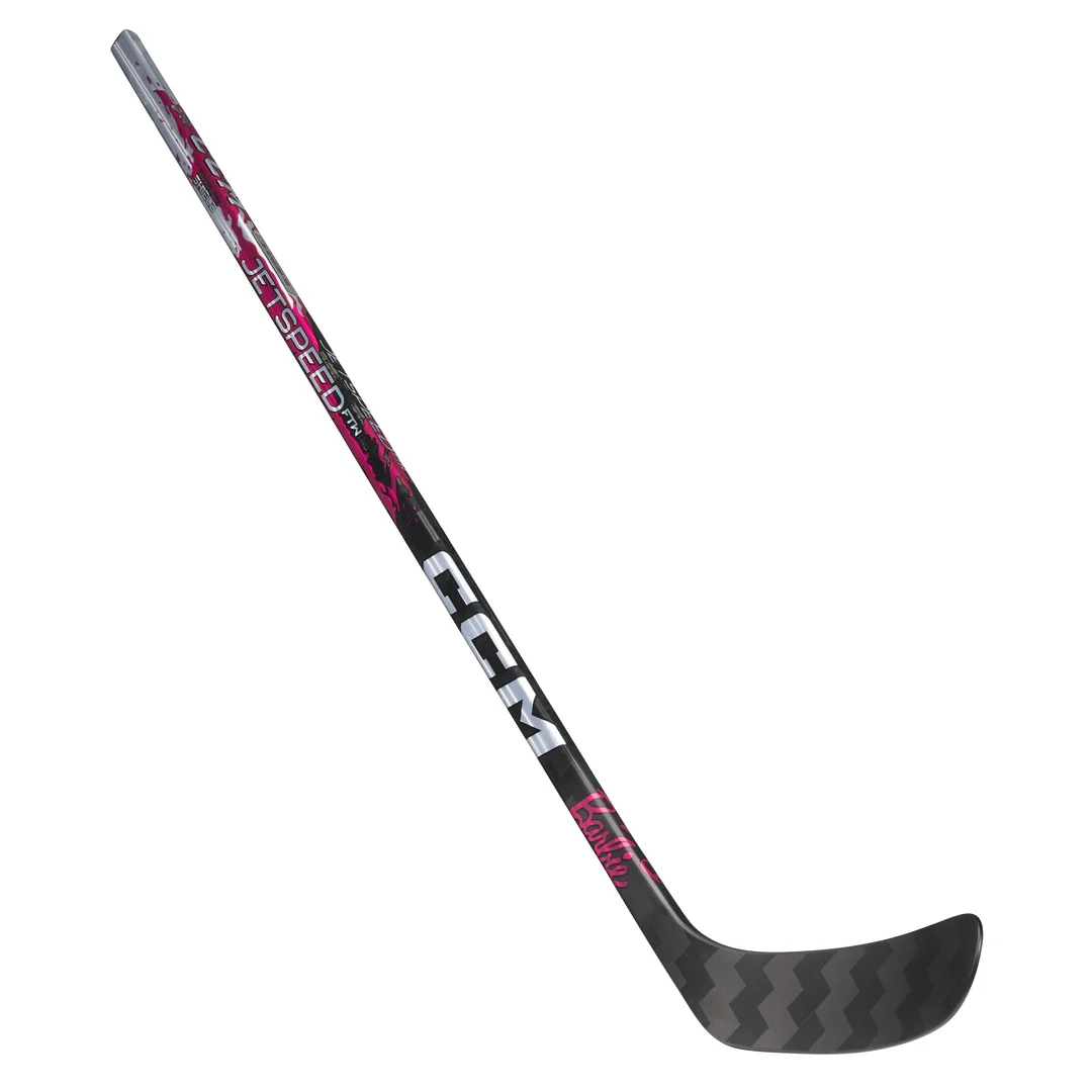 CCM Junior Women's JetSpeed FTW Pro Barbie Hockey Player Stick - Image 3