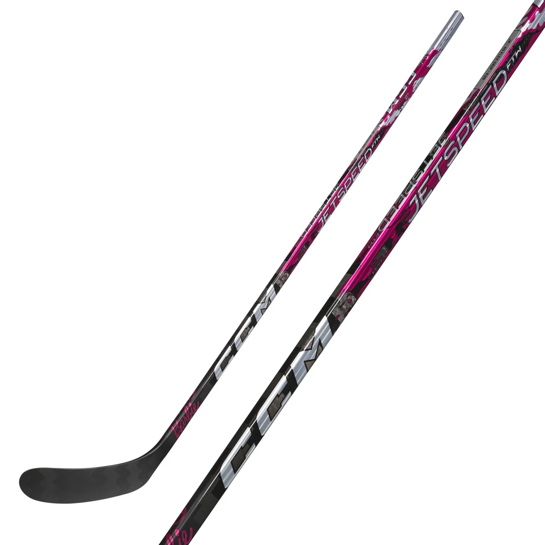 CCM Junior Women's JetSpeed FTW Pro Barbie Hockey Player Stick - Image 5