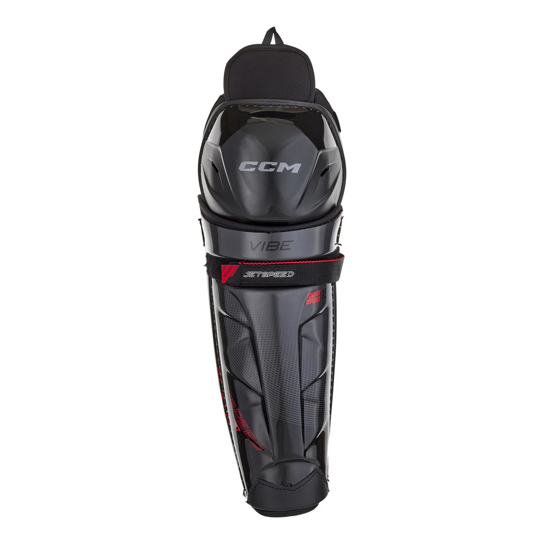 CCM Senior JETSPEED Vibe Hockey Player Shin Guards