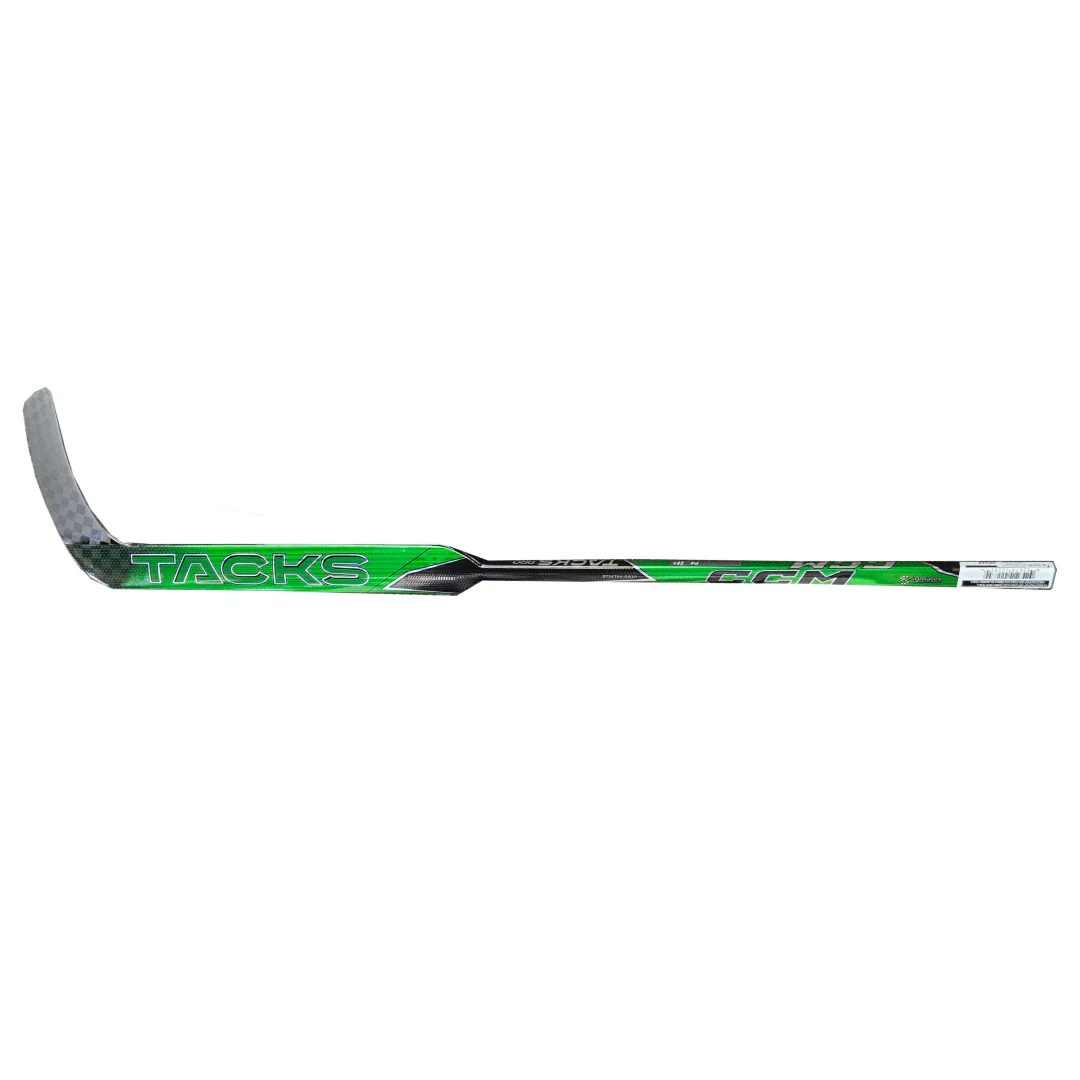 CCM Senior Tacks Pro Green/Black Hockey Goalie Stick - Image 2