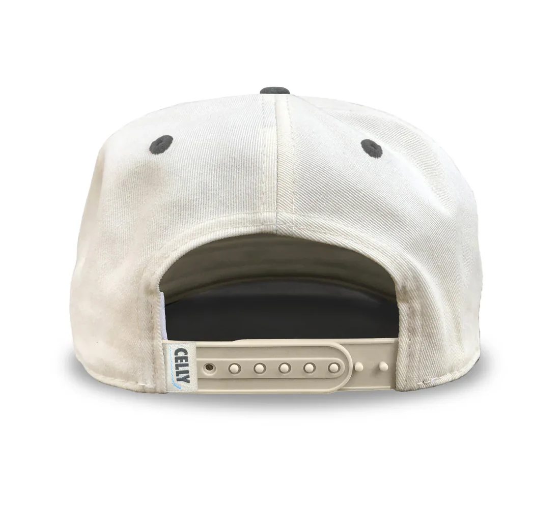 Celly Hockey Charleston Street Hockey Snapback Cap Cream/Grey - Image 2