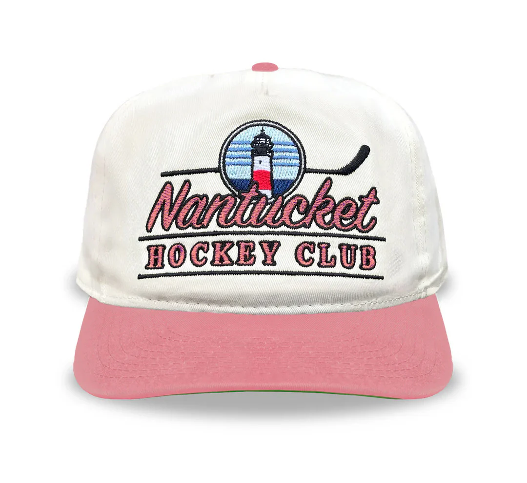 Celly Hockey Nantucket Hockey Club Snapback Cap Cream/Pink