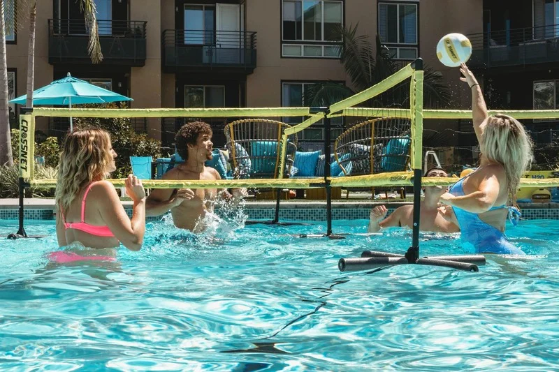 CROSSNET H2O Four-Square Volleyball Game - Image 3