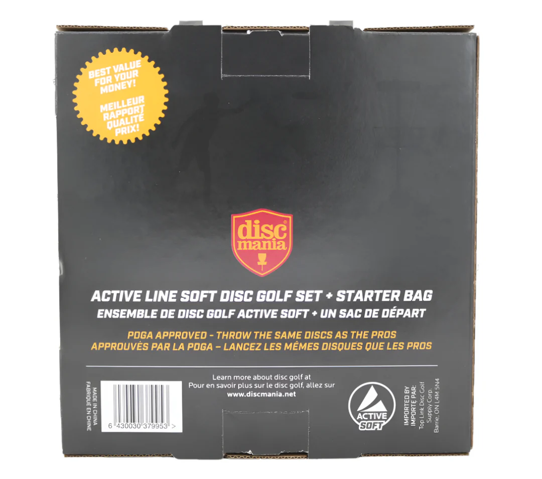 Discmania Active Line Soft Disc Golf Starter Set with Starter Bag - Image 3