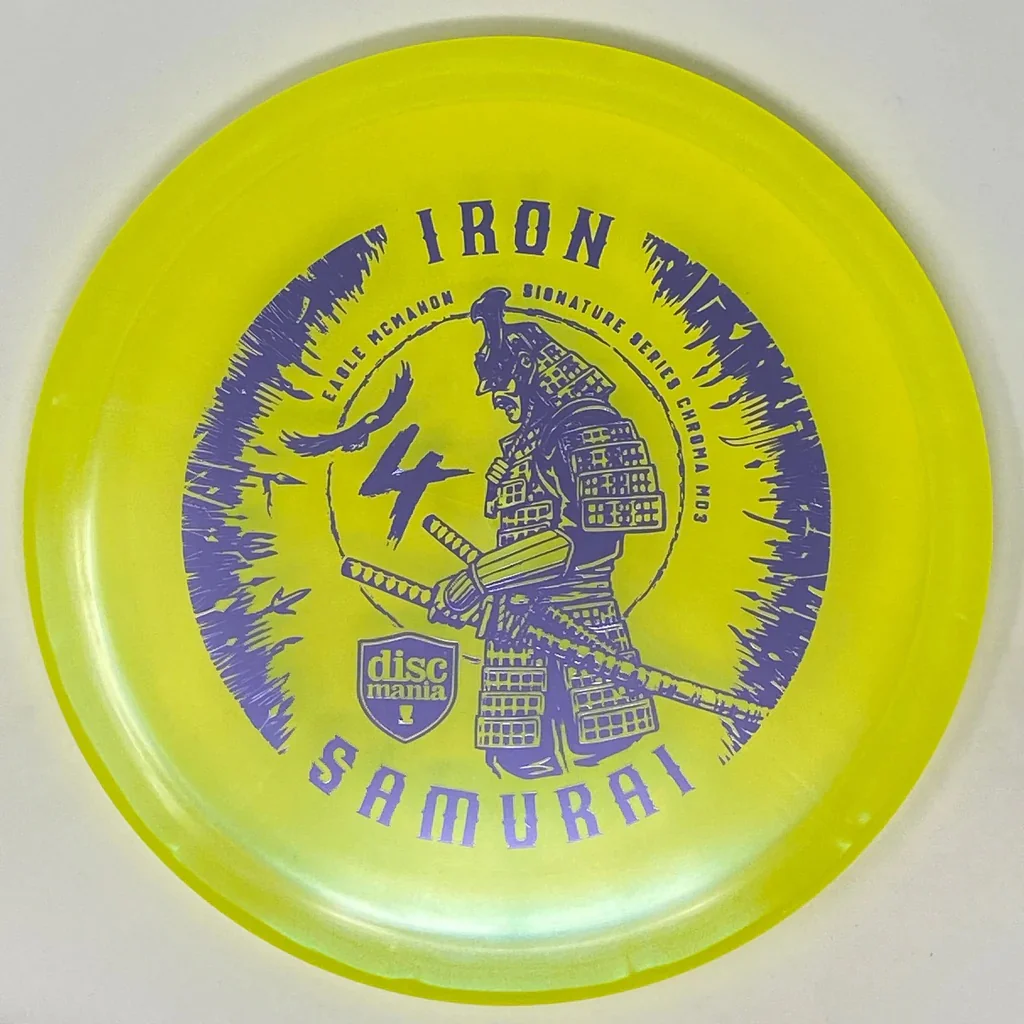 Discmania Chroma MD3 Iron Samurai 4 Eagle McMahon Signature Series Mid Range Golf Disc - Image 3