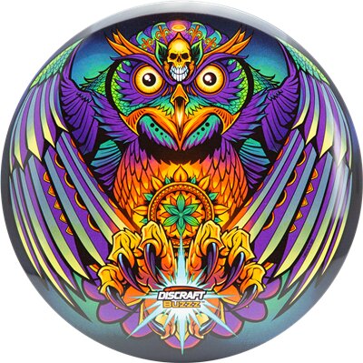 Discraft Brain Allen Supercolour Buzzz Owl Mid Range Golf Disc