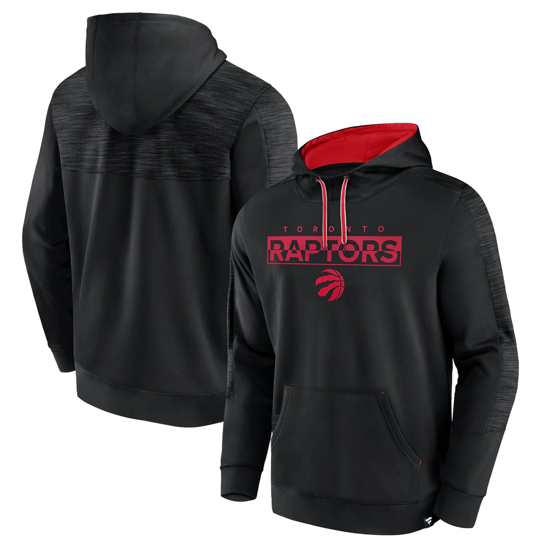 Fanatics Men's NBA Toronto Raptors Poly Fleece Hoodie - Image 3