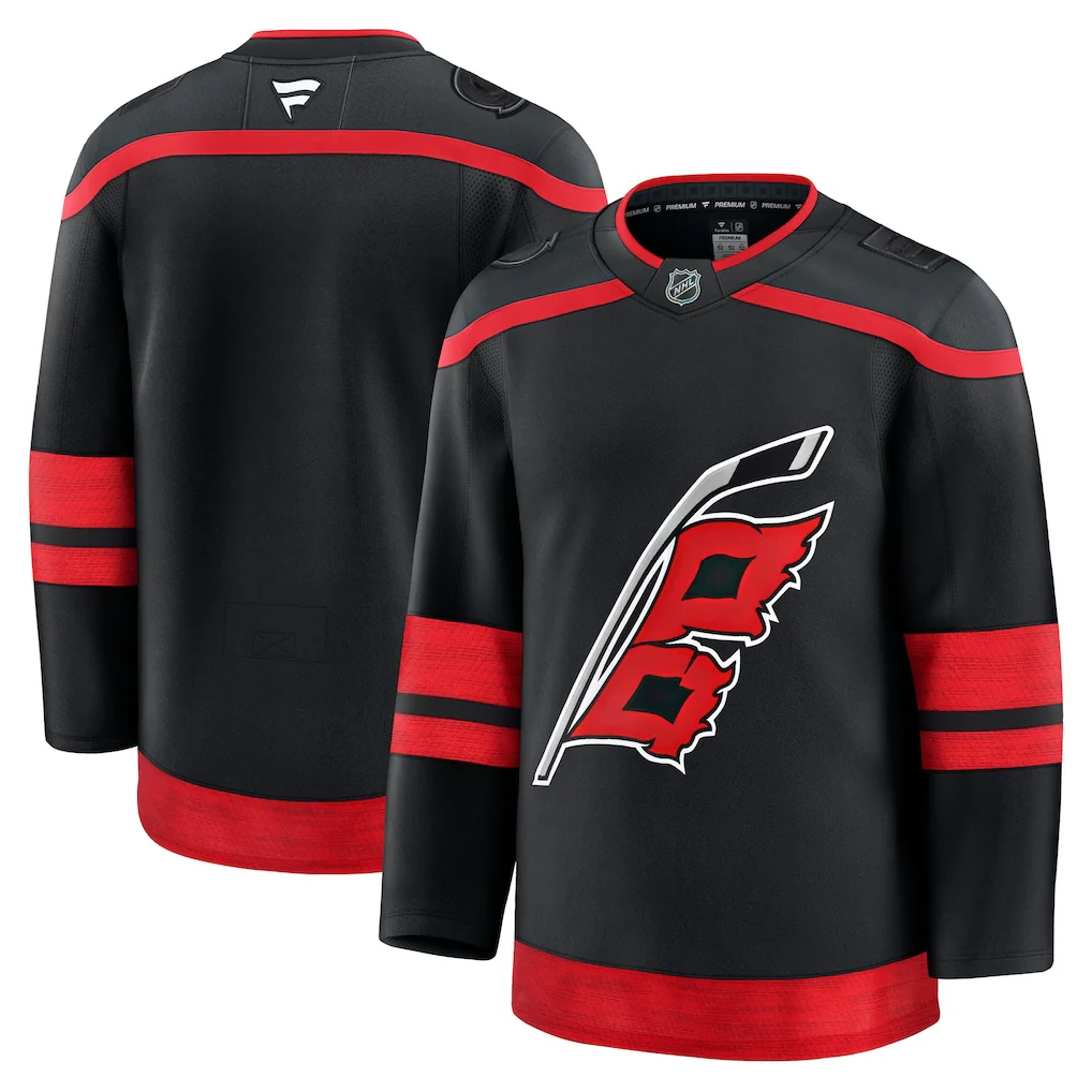 Fanatics Men's NHL Carolina Hurricanes Premium Home Jersey - Image 3
