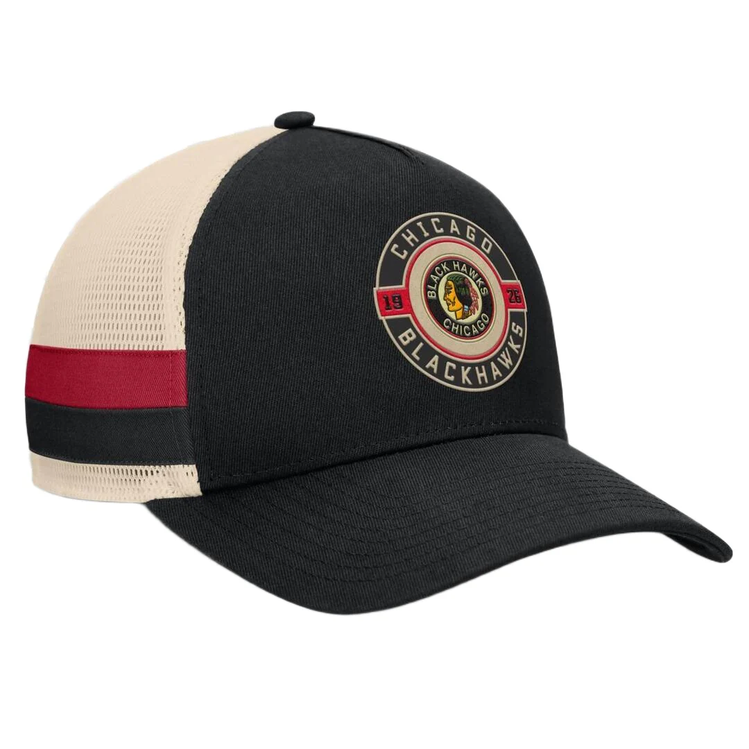 Fanatics Men's NHL Chicago Blackhawks 2025 Prestige 5 Panel A-Frame Hat - Image 3