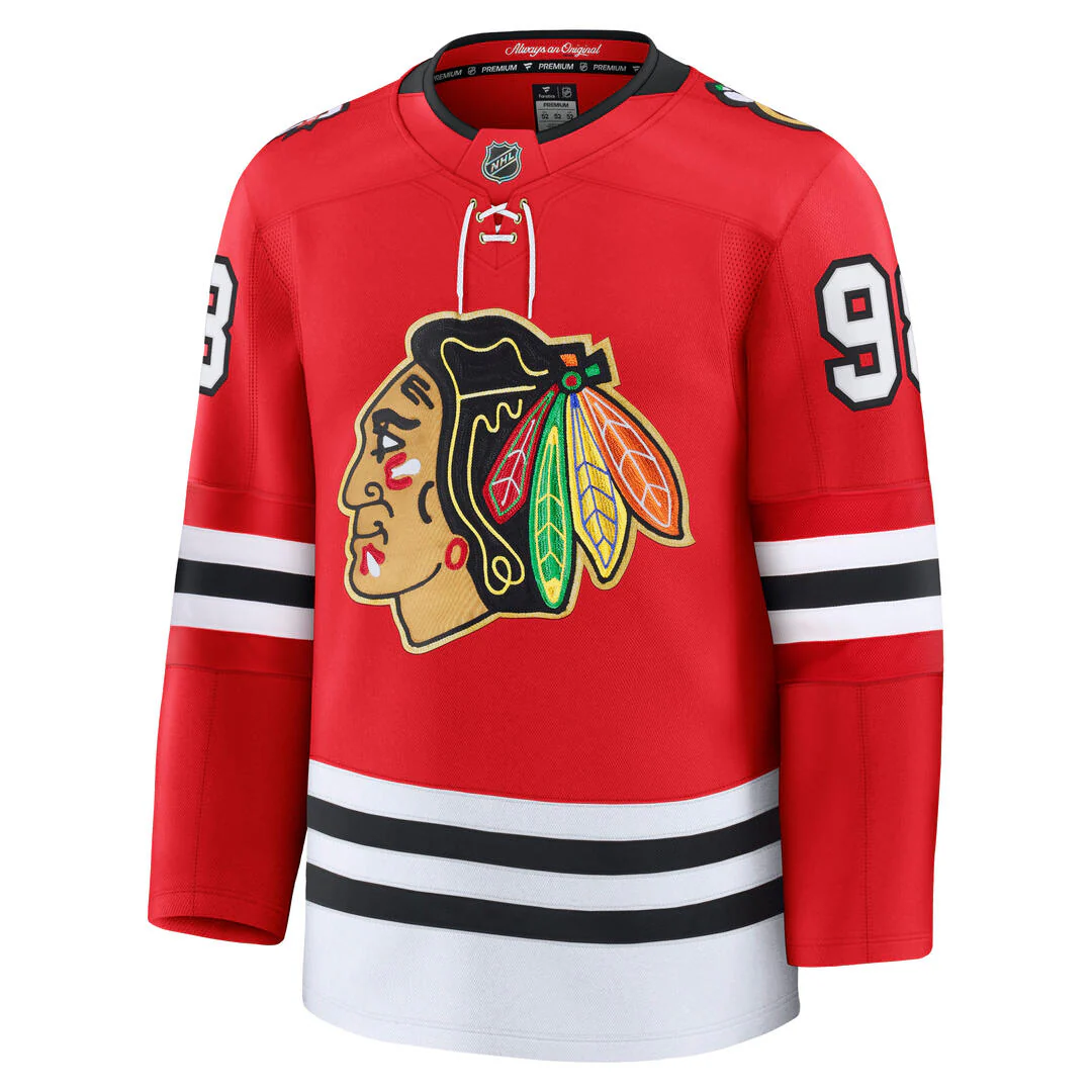 Fanatics Men's NHL Chicago Blackhawks Connor Bedard Premium 100 Years Jersey - Image 2