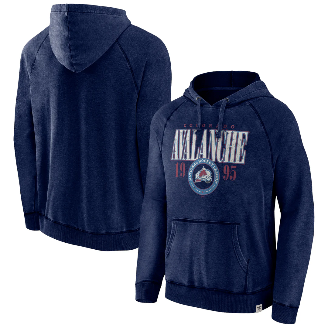 Fanatics Men's NHL Colorado Avalanche 2023 Snow Washed Hoodie - Image 3