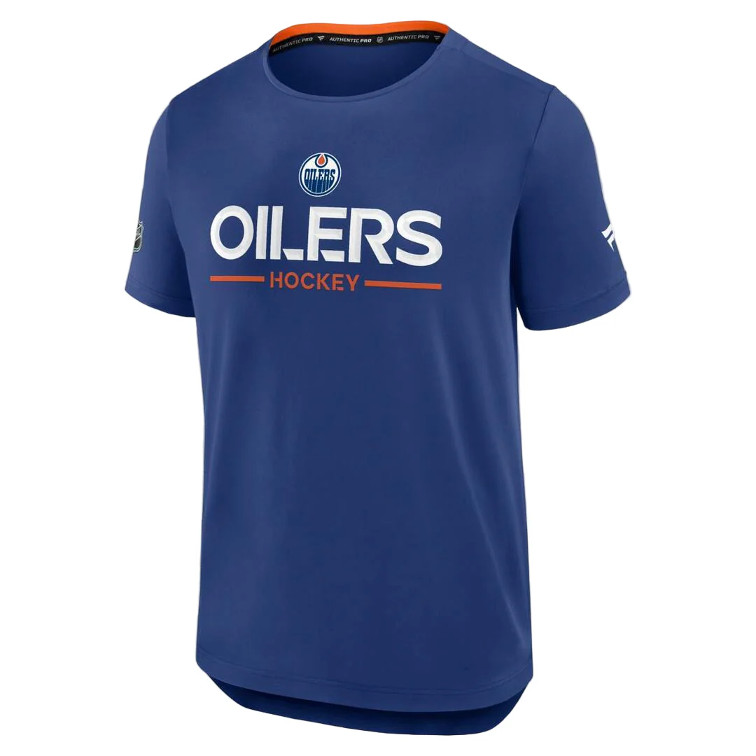 Fanatics Men's NHL Edmonton Oilers 2025 Authentic Pro Rink Tech T-Shirt