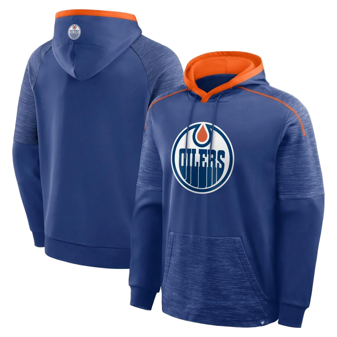 Fanatics Men's NHL Edmonton Oilers 2025 Defender Poly Hoodie - Image 3
