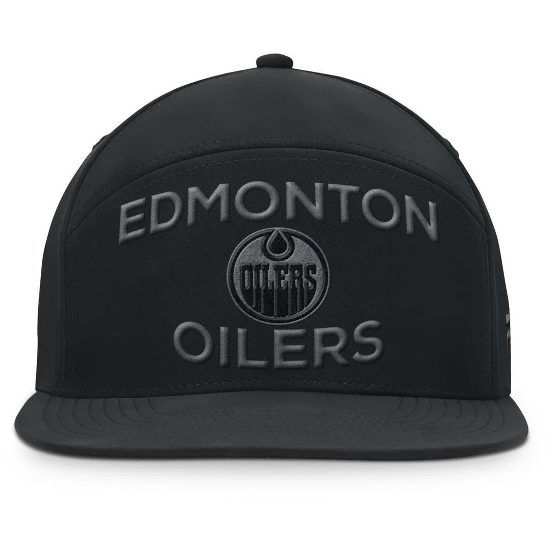 Fanatics Men's NHL Edmonton Oilers 2025 Road 5 Panel Hat - Image 2