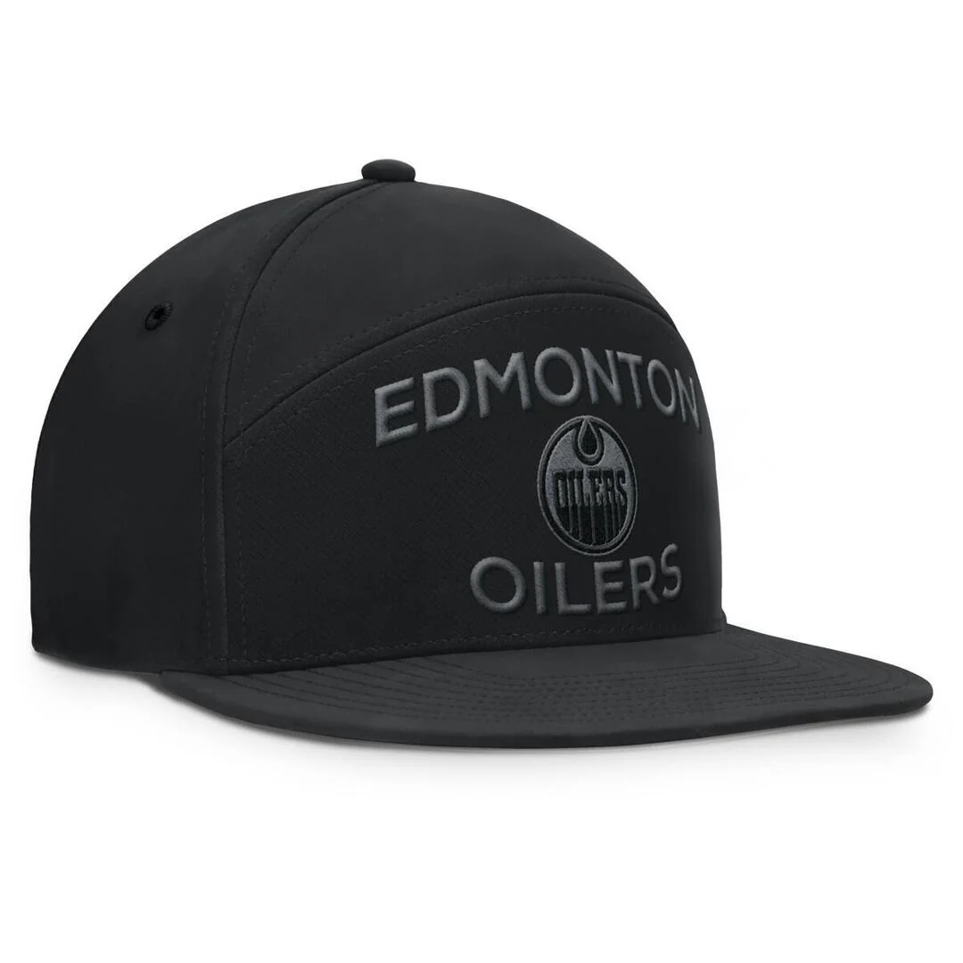 Fanatics Men's NHL Edmonton Oilers 2025 Road 5 Panel Hat - Image 3