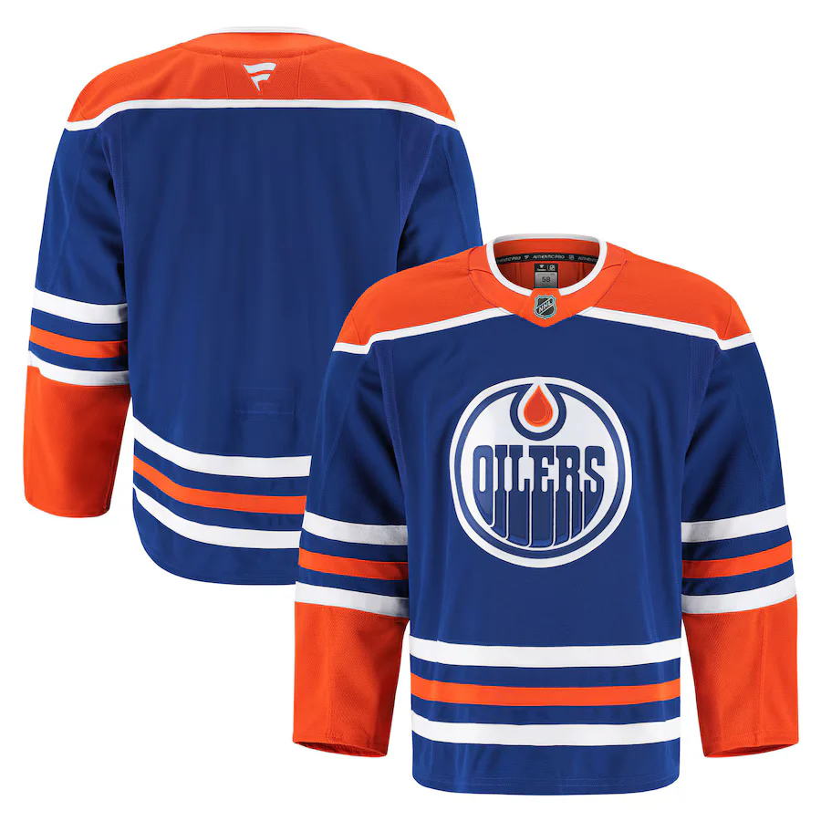 Fanatics Men's NHL Edmonton Oilers Authentic Pro Home Jersey - Image 3