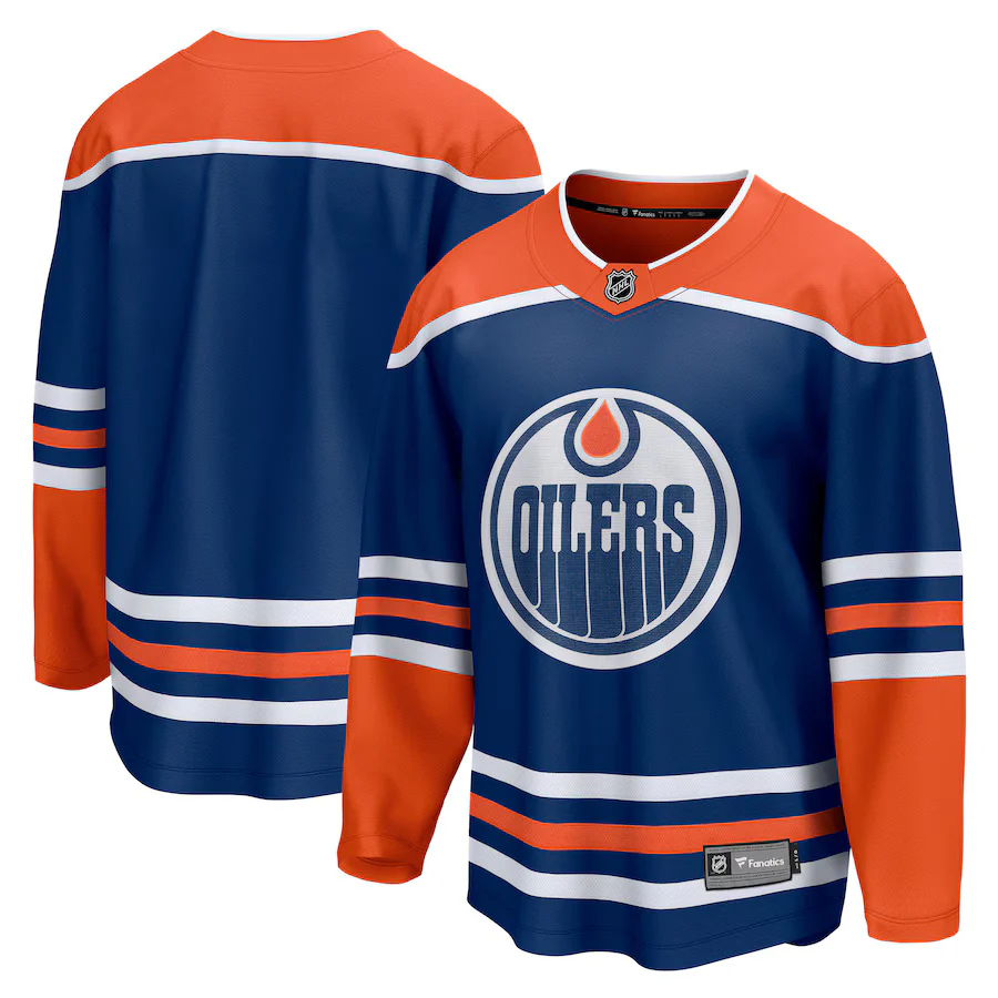Fanatics Men's NHL Edmonton Oilers Breakaway Home Jersey - Image 3