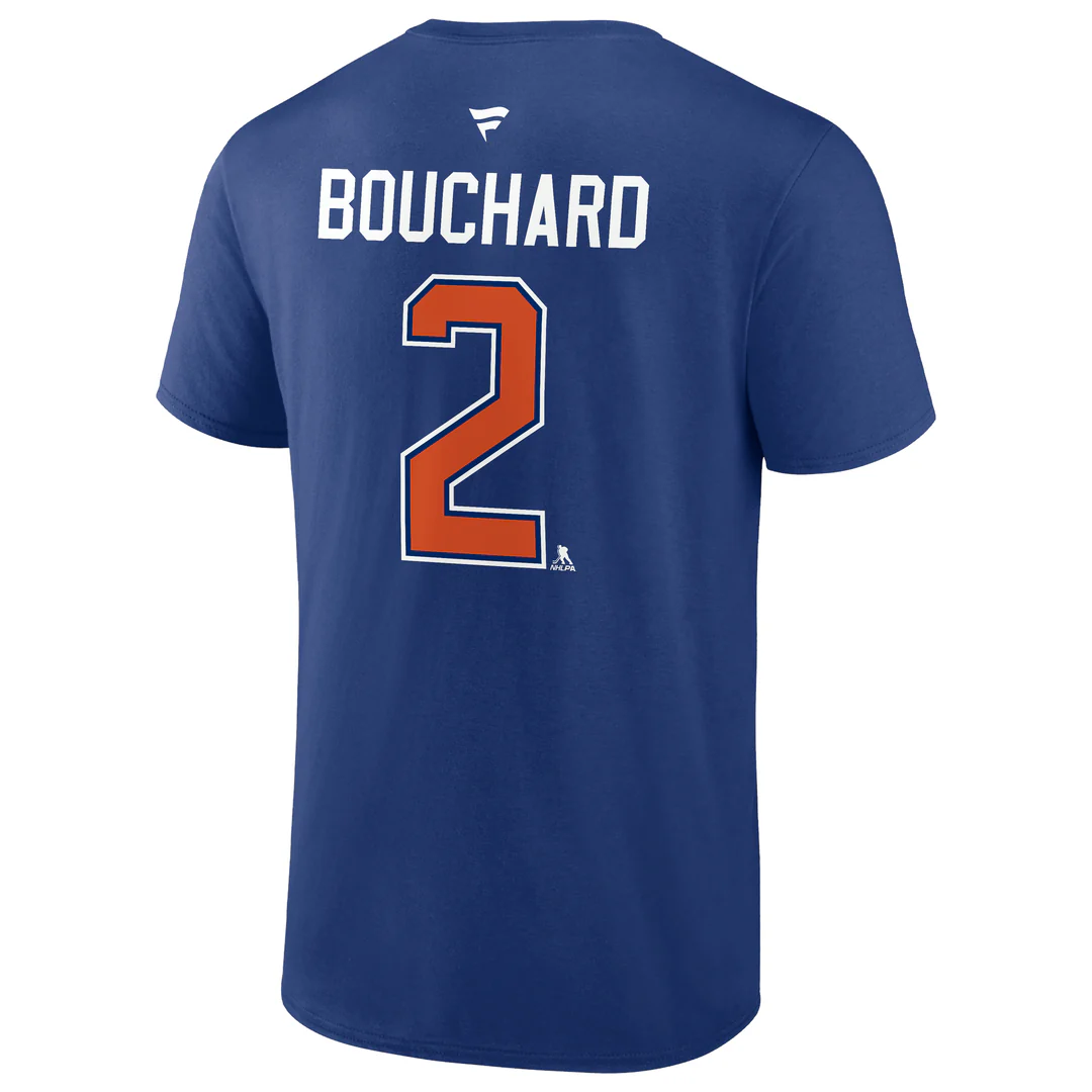 Fanatics Men's NHL Edmonton Oilers Evan Bouchard T-Shirt
