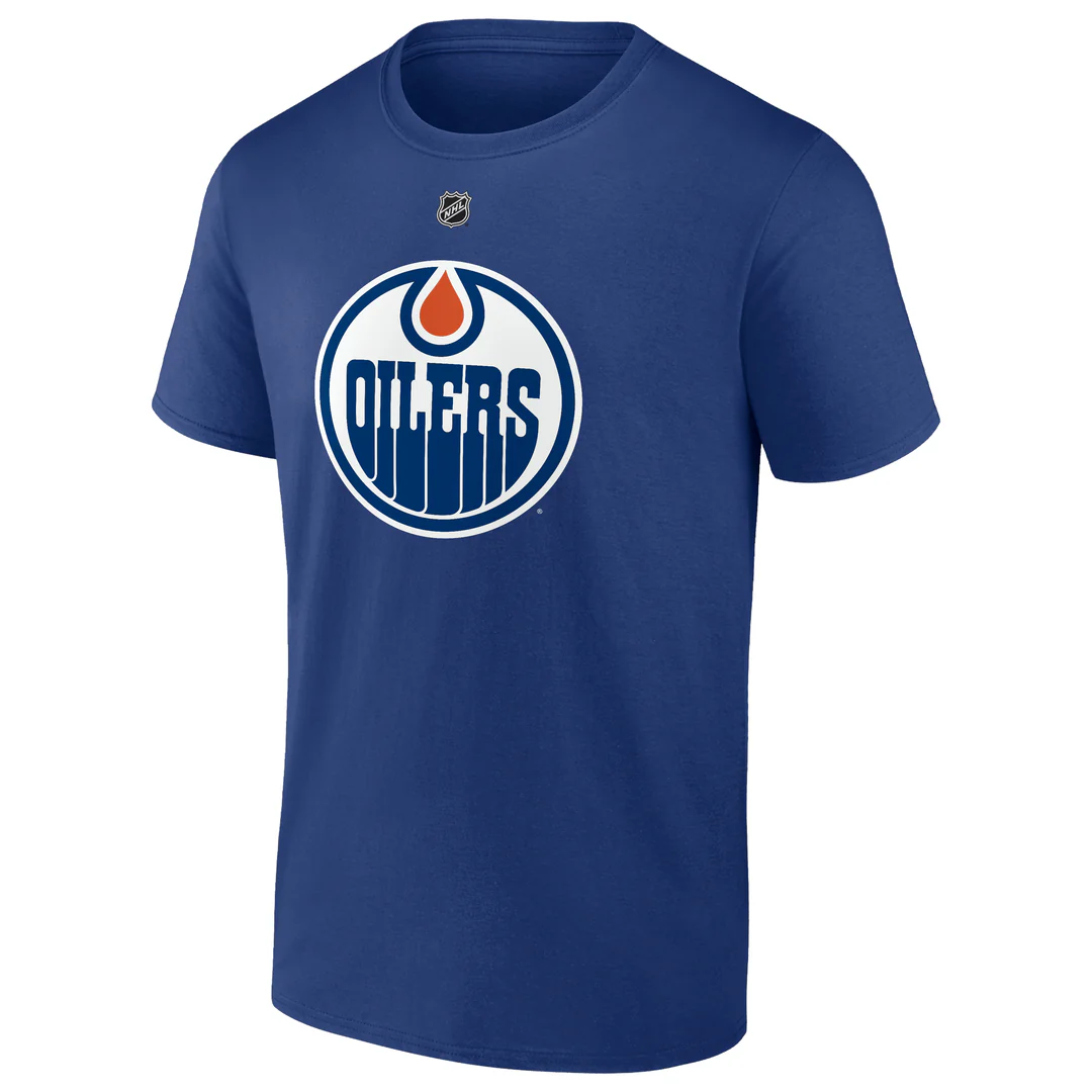Fanatics Men's NHL Edmonton Oilers Evan Bouchard T-Shirt - Image 2