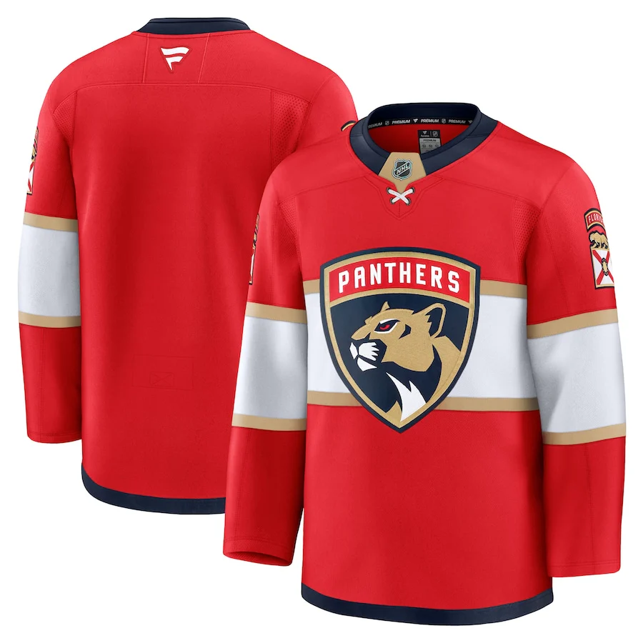 Fanatics Men's NHL Florida Panthers Premium Home Jersey - Image 3