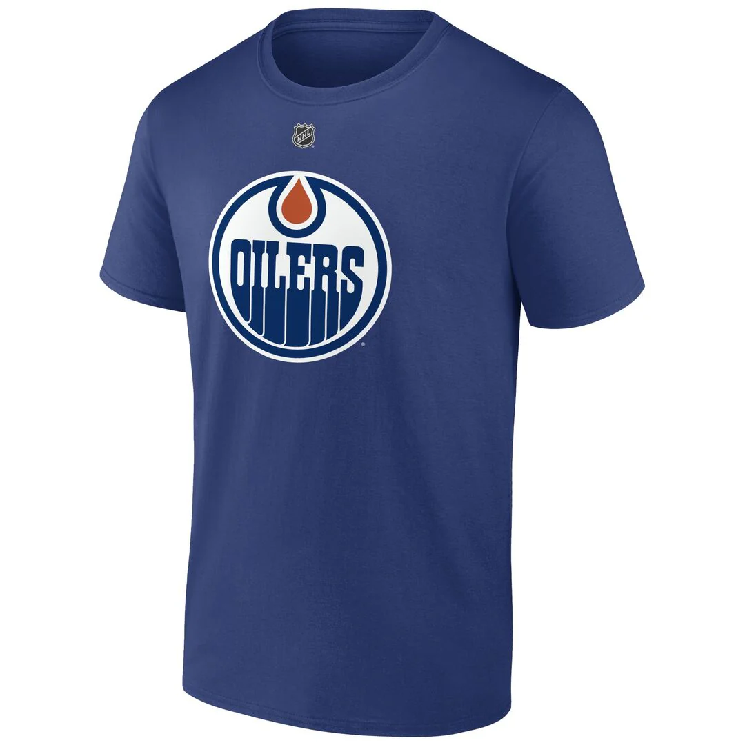 Fanatics Men's NHL Edmonton Oilers Leon Draisaitl T-Shirt - Image 2