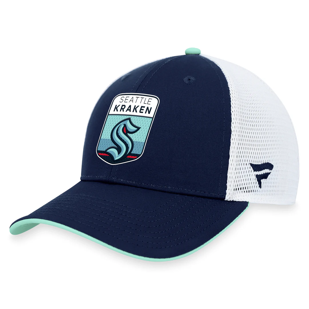 Fanatics Men's NHL Seattle Kraken 2023 Adjustable Draft Cap - Image 3
