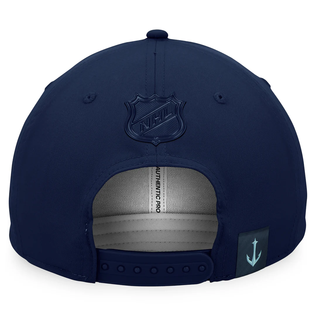 Fanatics Men's NHL Seattle Kraken 2023 Road Adjustable Cap - Image 2