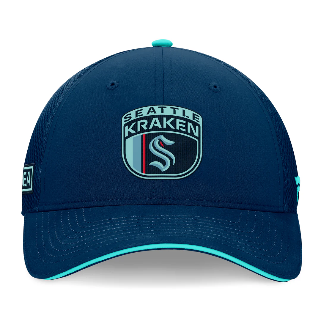Fanatics Men's NHL Seattle Kraken 2024 Adjustable Draft Cap - Image 2