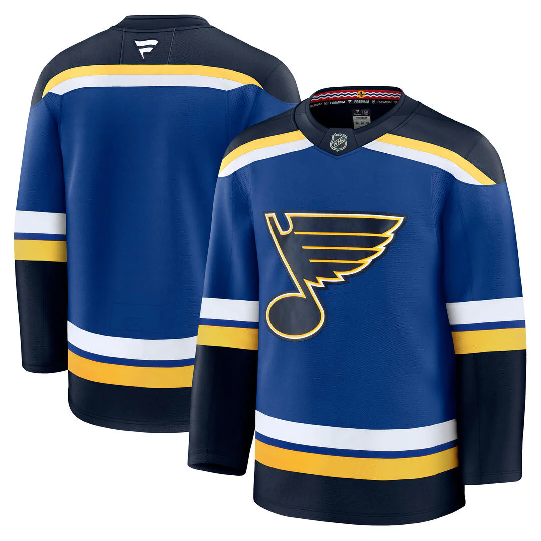 Fanatics Men's NHL St. Louis Blues Premium Alternate Jersey - Image 3