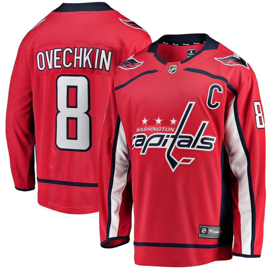 Fanatics Men's NHL Washington Capitals Alexander Ovechkin Breakaway Home Jersey - Image 3