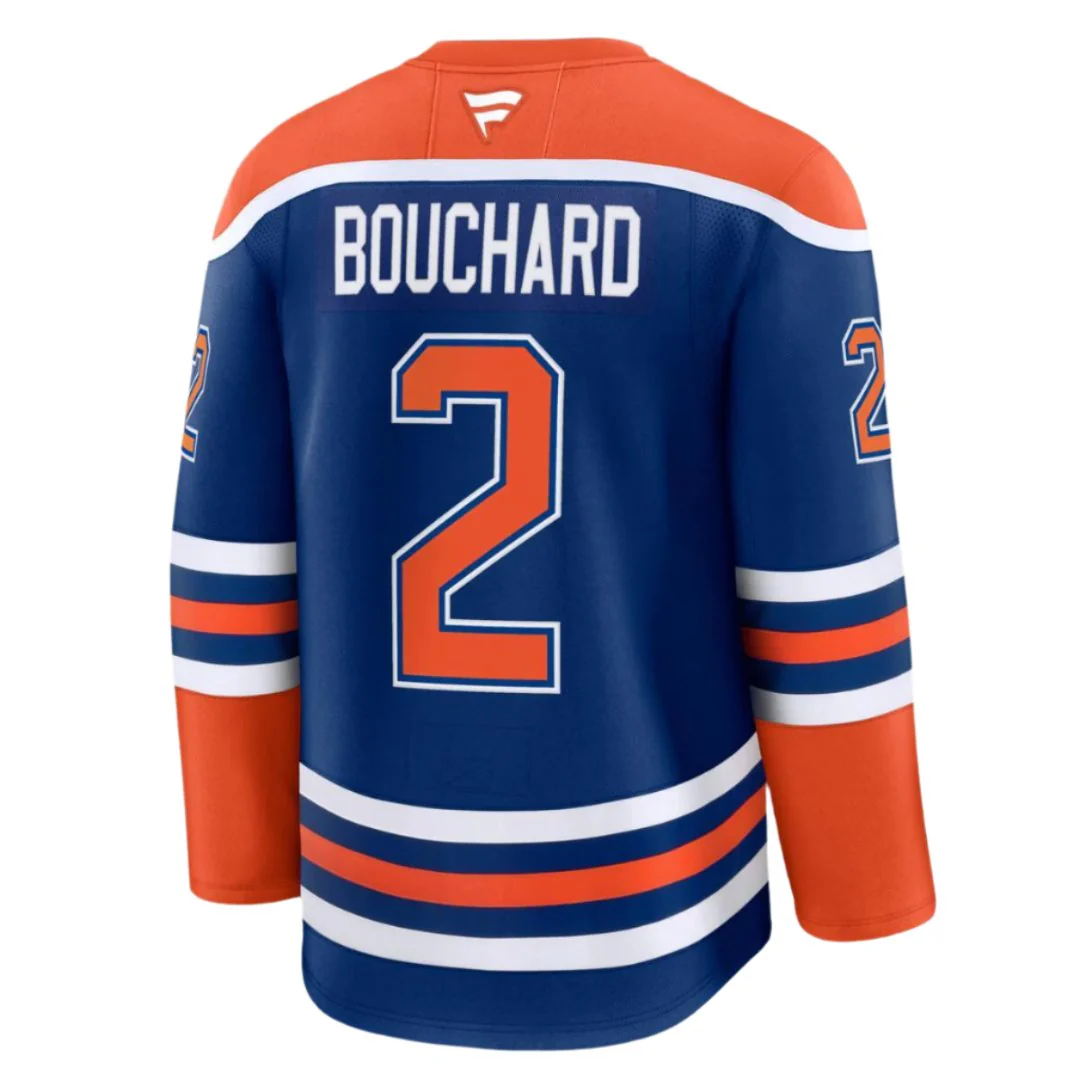 Fanatics Men's NHL Edmonton Oilers Evan Bouchard Premium Home Jersey