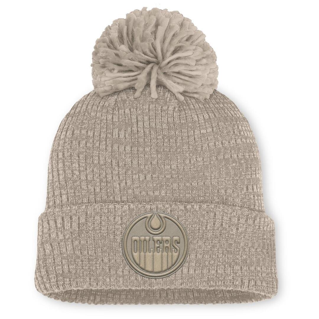 Fanatics Women's NHL Edmonton Oilers 2025 Road Cuffed Pom Knit Toque