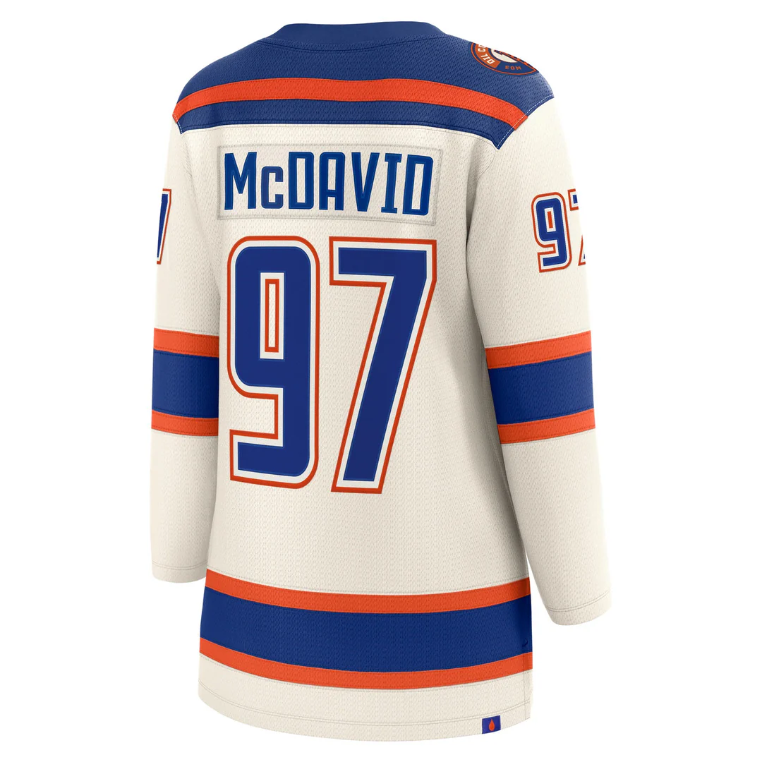 Fanatics Women's NHL Edmonton Oilers Connor McDavid Breakaway Alternate Jersey