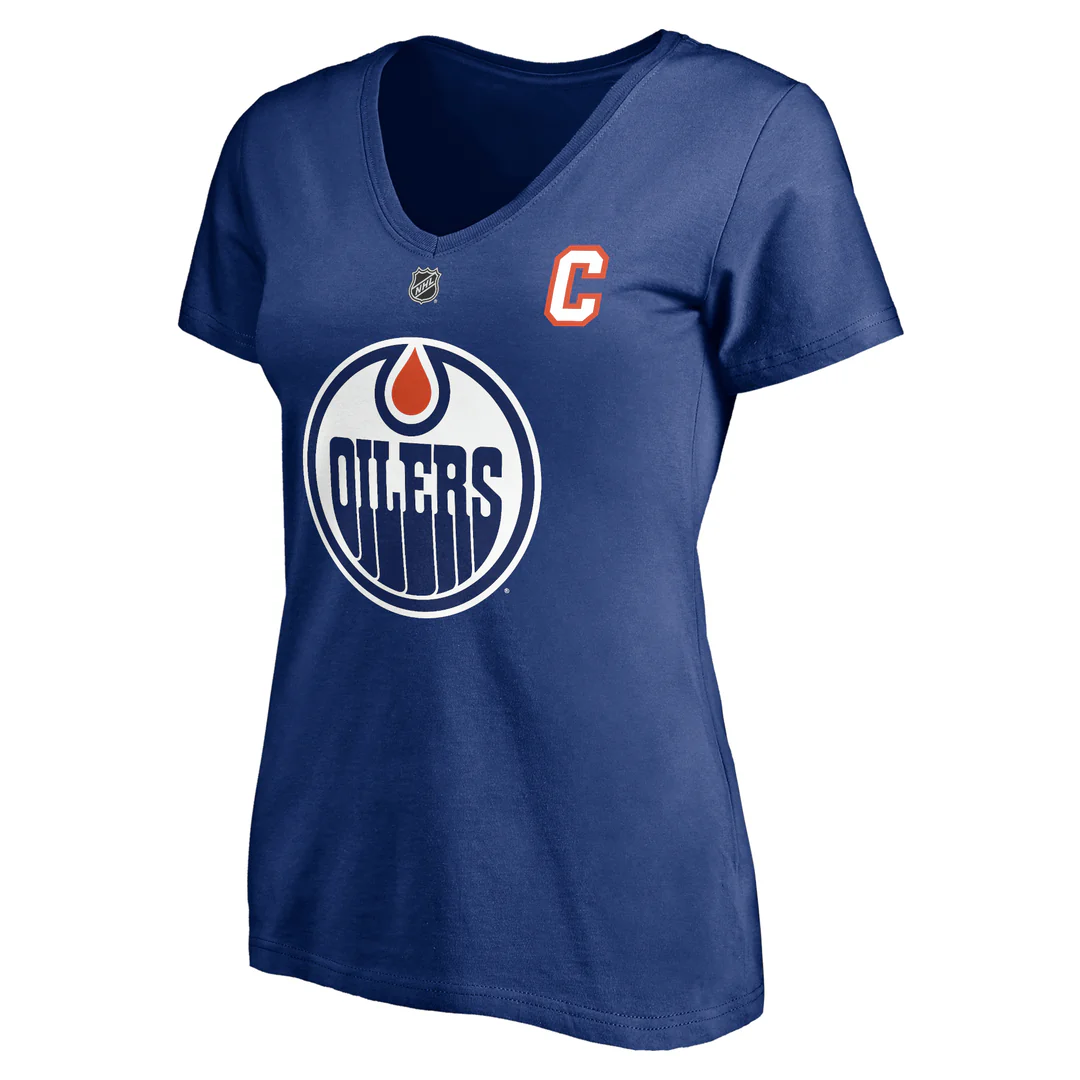 Fanatics Women's NHL Edmonton Oilers Connor McDavid T-Shirt - Image 2