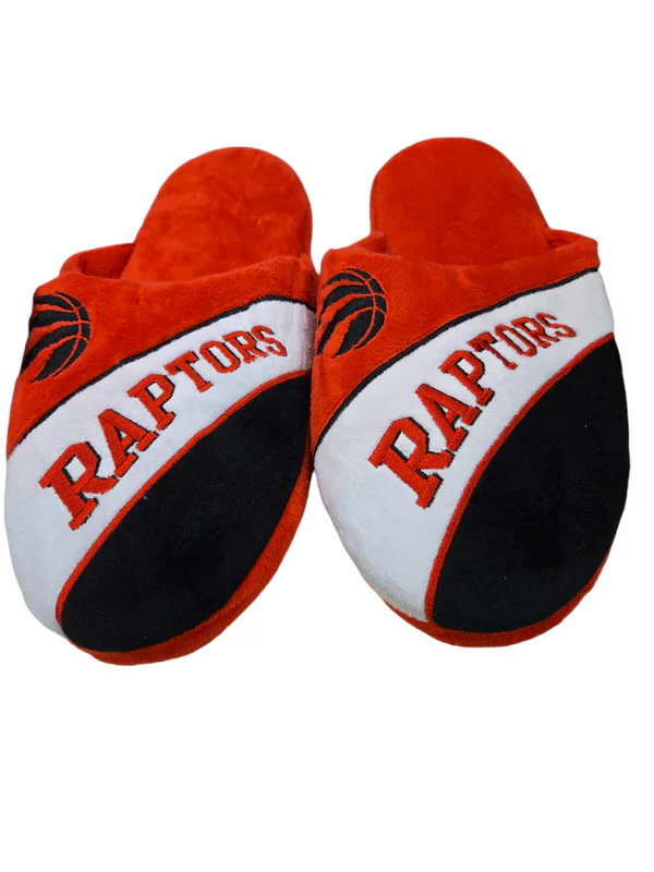 FOCO Men's NBA Toronto Raptors Action Curve Slippers