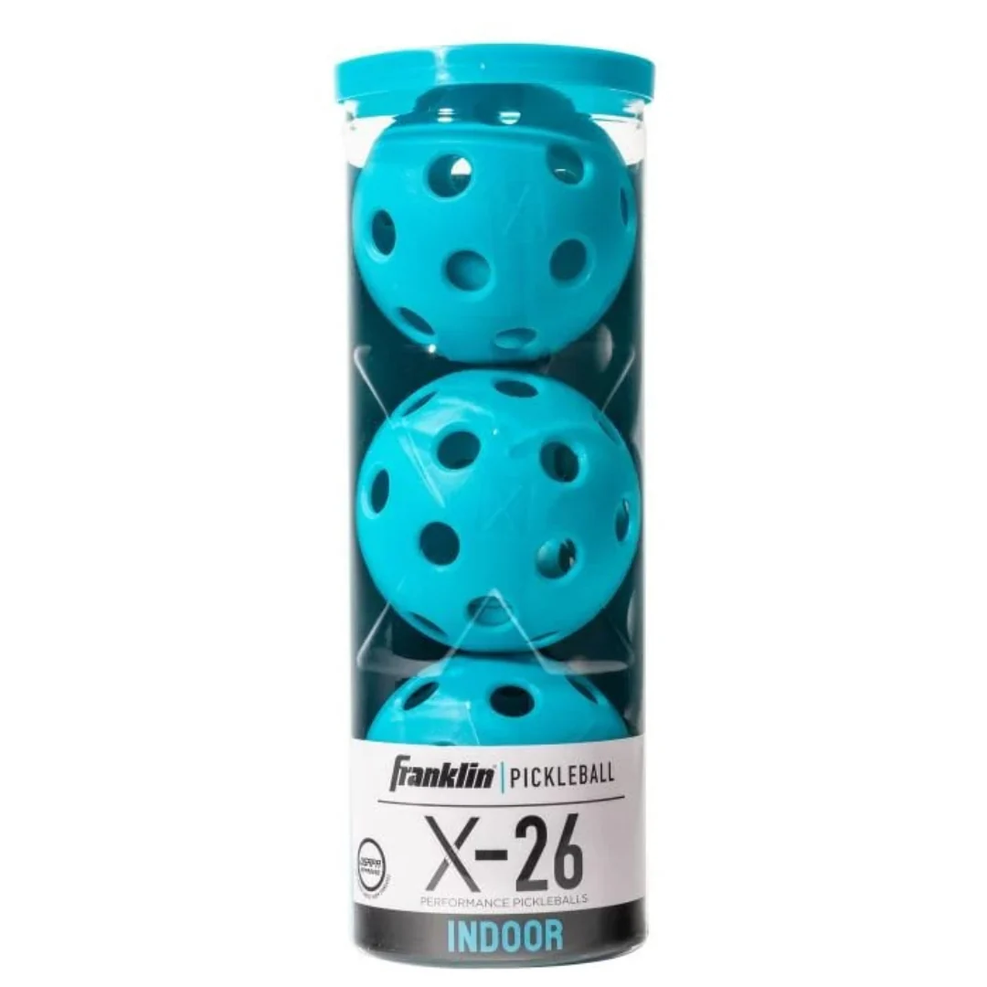 Franklin X-26 Indoor 3 Pack Tube Pickleballs