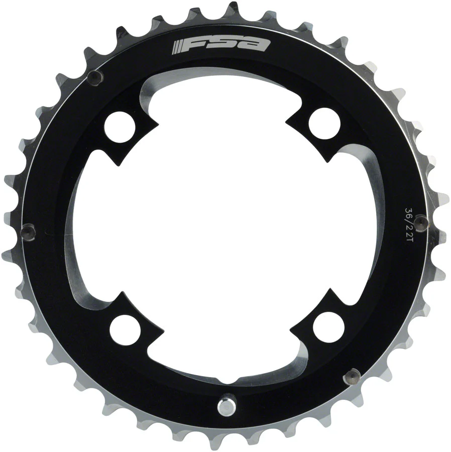 Full Speed Ahead Pro MTB 11-Speed 36t 96mm Black Chainring - Image 2