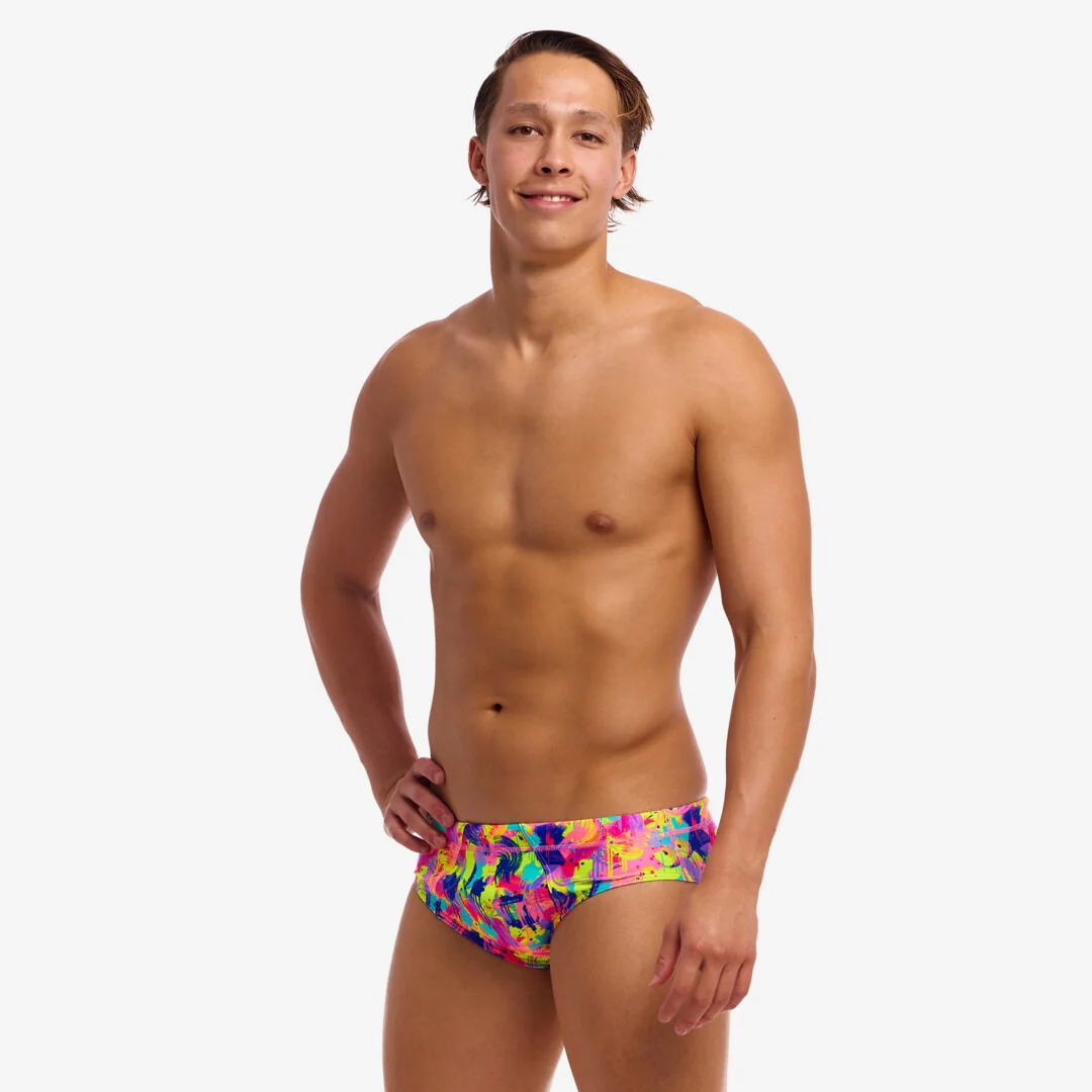 Funky Trunks Men's Seamed Swim Brief - Image 3