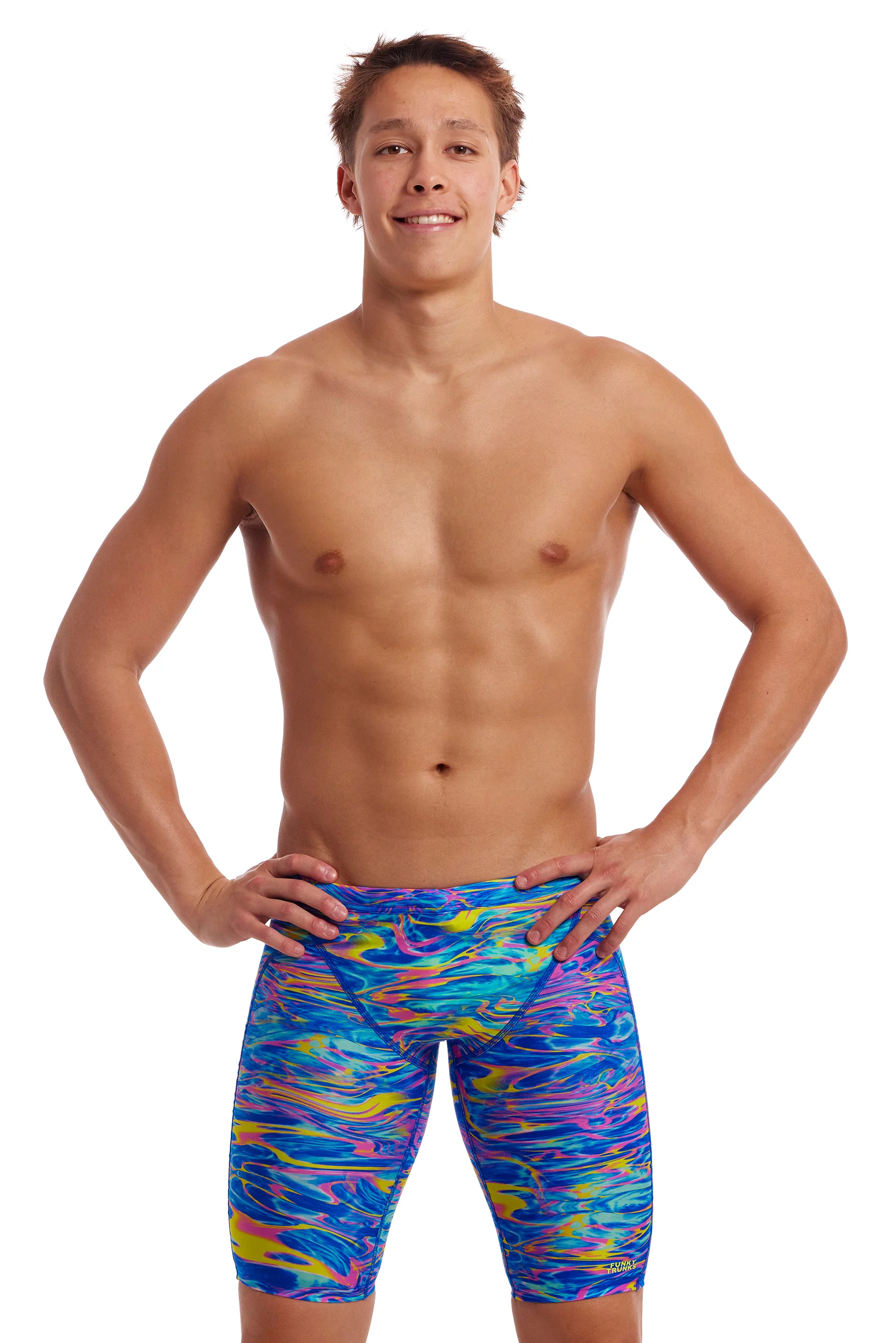 Funky Trunks Men's Training Swim Jammer - Image 26