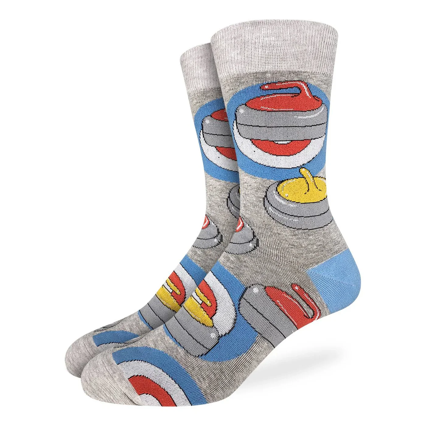 Good Luck Sock Men's Crew Socks Curling House