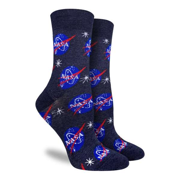 Good Luck Sock Women's Nasa Socks - Shoe Size 5-9