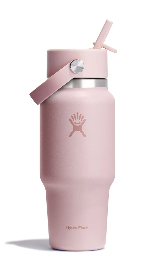 Hydro Flask Wide Mouth Travel Bottle with Flex Straw Cap 24oz/710ml - Image 4