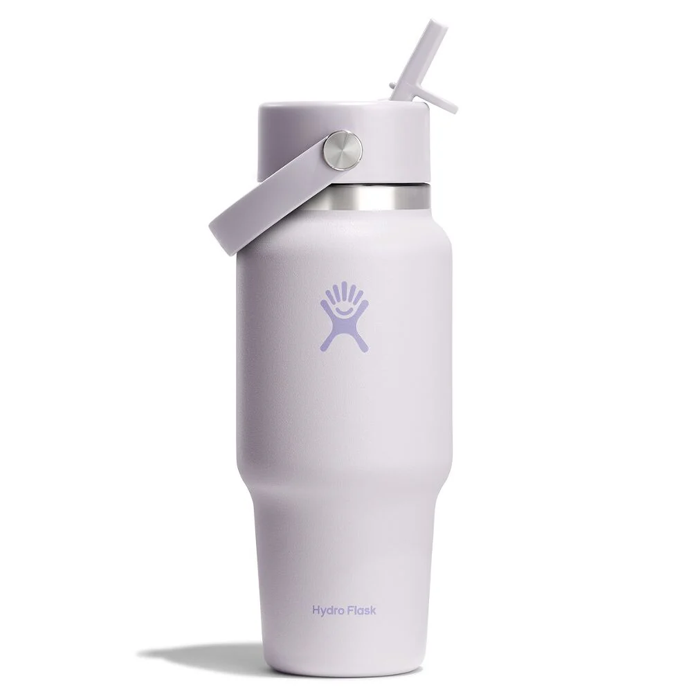 Hydro Flask Wide Mouth Travel Bottle with Flex Straw Cap 24oz/710ml - Image 6