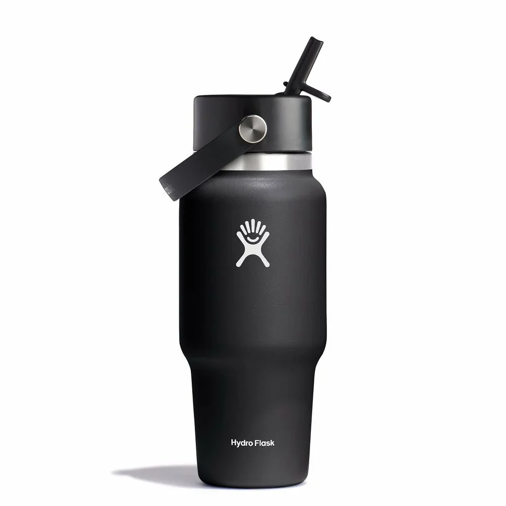 Hydro Flask Wide Mouth Travel Bottle with Flex Straw Cap 24oz/710ml - Image 7
