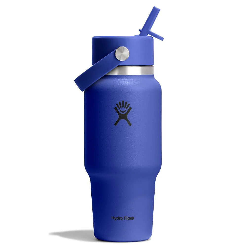 Hydro Flask Wide Mouth Travel Bottle with Flex Straw Cap 24oz/710ml - Image 8