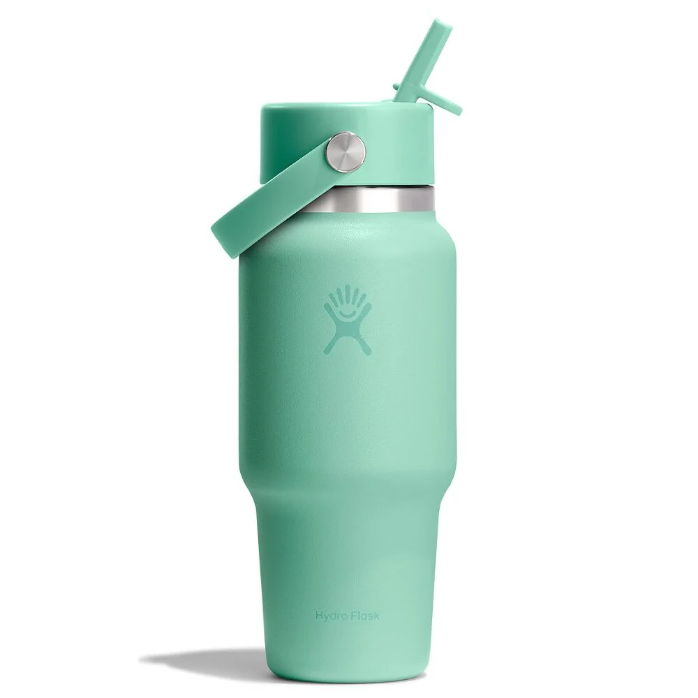 Hydro Flask Wide Mouth Travel Bottle with Flex Straw Cap 24oz/710ml - Image 9
