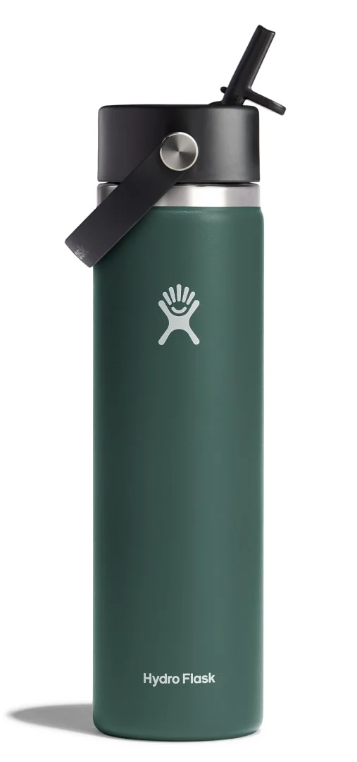 Hydro Flask Wide Mouth Bottle with Flex Straw Cap 24oz/710ml - Image 5