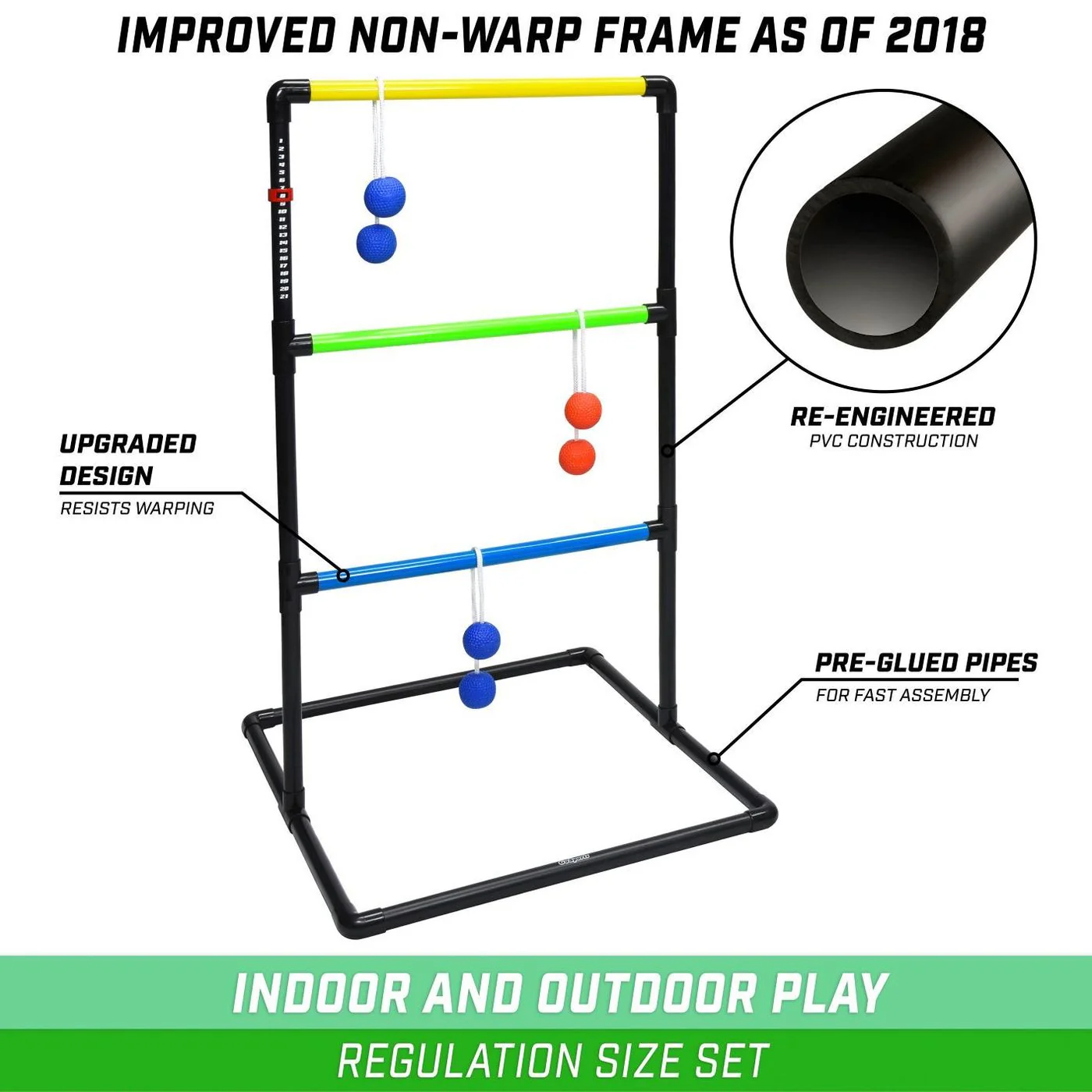 GoSport Indoor/Outdoor Ladder Toss Game Set - Image 3