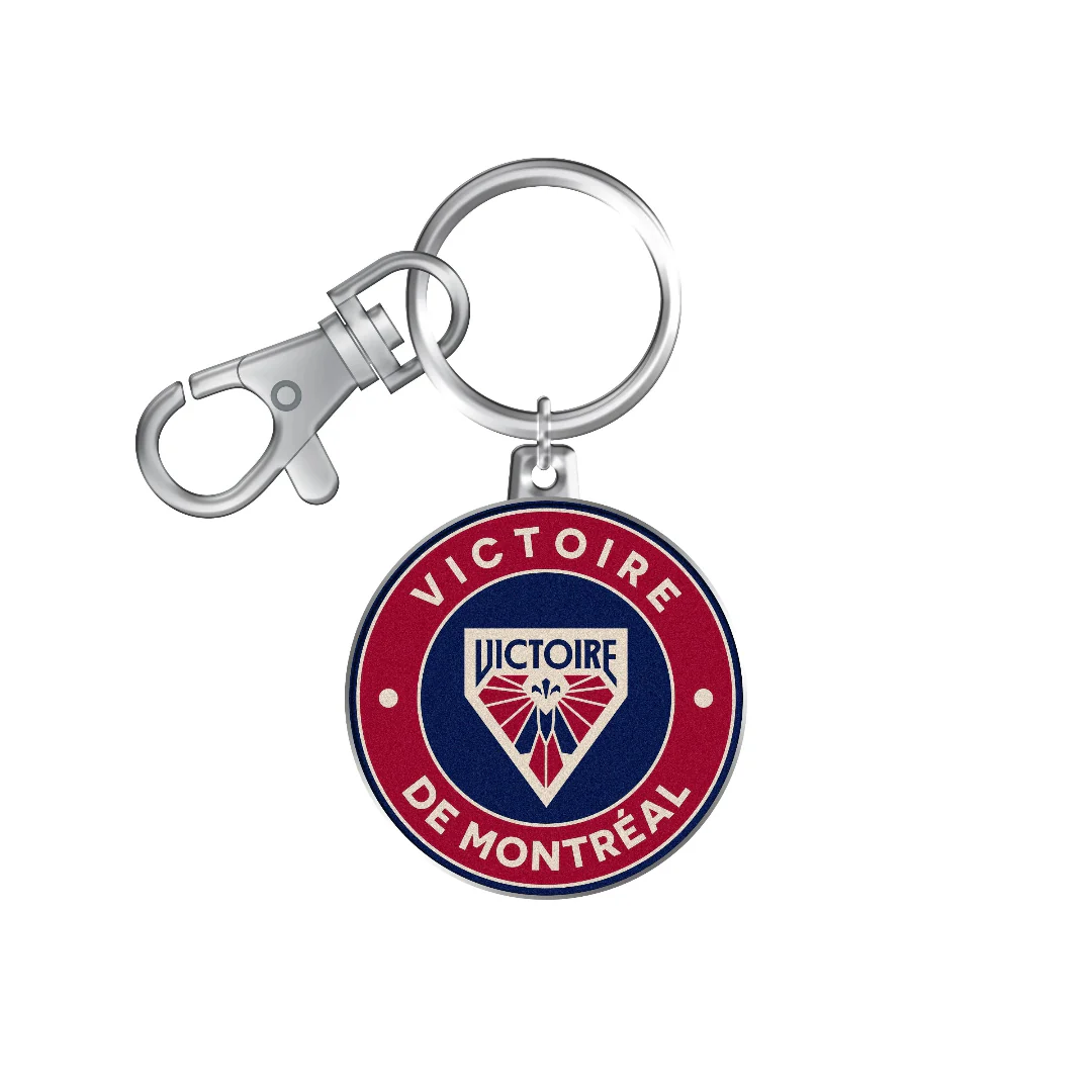Inglasco PWHL Montreal Victoire Logo Keychain