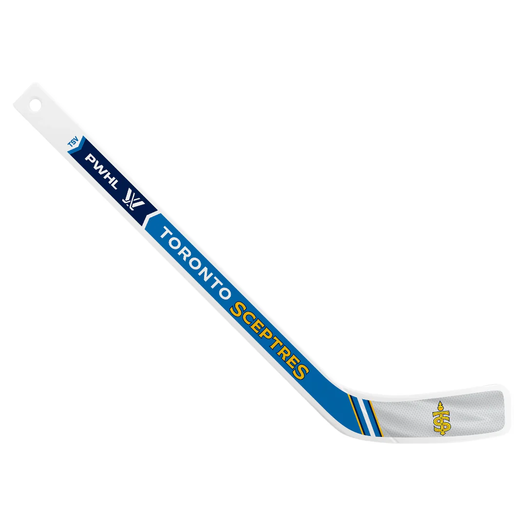 Inglasco PWHL Toronto Sceptres Plastic Mini Player Stick